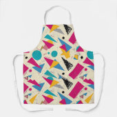 80s geometrisch patroon schort (Voorkant)