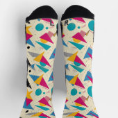 80s geometrisch patroon sokken (Top)