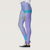 80s geometrische funky retro memphis leggings (Links)