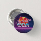 80s GOA Ronde Button 3,2 Cm (Voorkant /achterkant)