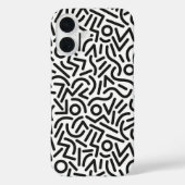 80s Graffiti Memphis Style Abstract Pattern Case (Achterkant)