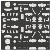 80s grafisch geometrisch patroon stof (Close Up)