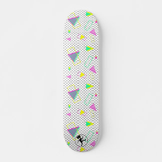 80s Grafisch Geometrische Ontwerpretro Polka Persoonlijk Skateboard