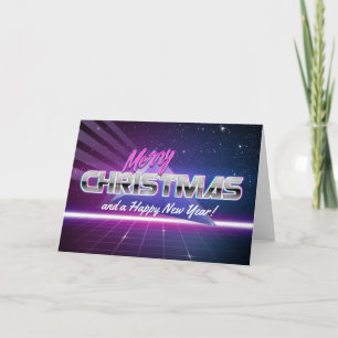 80s Kerstkaart Kaart