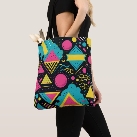 80's kleuren tote bag (Dichtbij)