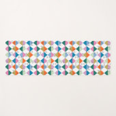 80's kleurrijke driehoeken yogamat (Voorkant (horizontaal))