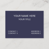 80s kleurrijke strepen visitekaartje (Achterkant)