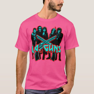 80s La Glam Metal Pistolen T-shirt