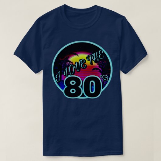 80s Love Classic T-Shirt Kopie (Design voorkant)