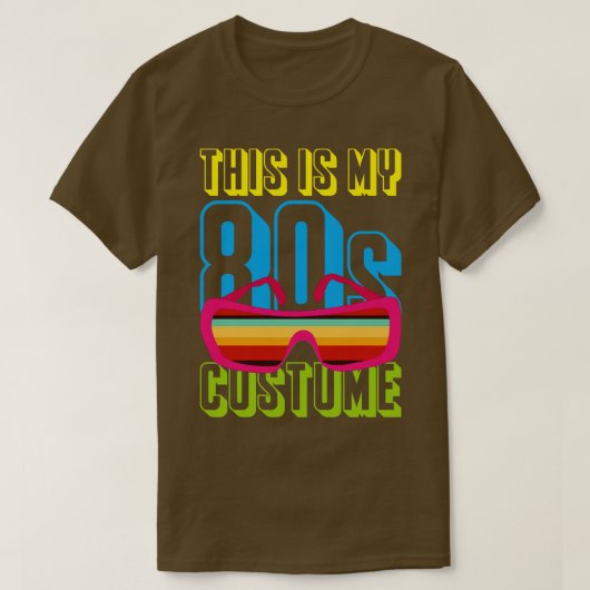  80s Lover Theme Party Funny Costume 80s T-shirt (Design voorkant)