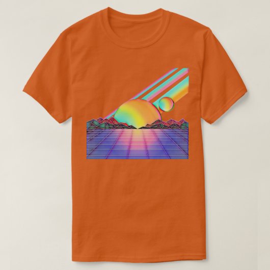 80s Luchthavenherborstel Retro Grafisch T-shirt (Design voorkant)