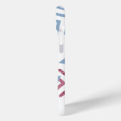 80s Maan Abstract | Dusty Pink and Blue Custom Case-Mate iPhone Case (Achterkant / Links)