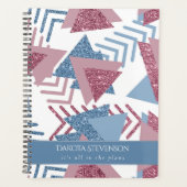 80s Maan Abstract | Kustmemphis pastelvormen Planner (Voorkant)