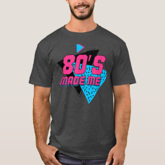 80s Made Me, Retro Vintage Music Design  T-shirt