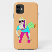 80s-meisje Case-Mate iPhone case (Achterkant)