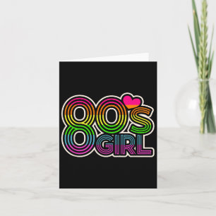 80s Meisje Retro  Halloween Kostuum Vrouwen 80s Kaart