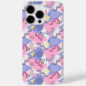 80's Memphis Active Pink Lila Case-Mate iPhone Case (Achterkant)