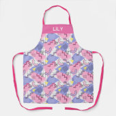 80's Memphis Active Pink Lila Schort (Voorkant)