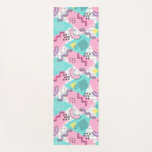 80's Memphis Active Pink Turquoise