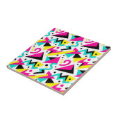 80s Memphis geometrisch patroon Tegeltje (Zijkant)