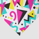 80s Memphis geometrisch patroon Tissuepapier (Detail)