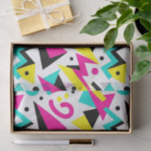 80s Memphis geometrisch patroon Tissuepapier (Geschenk)