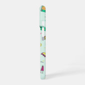 80s Memphis Retro Oog iPhone 16 Hoesje (Linkerkant)