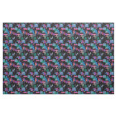 80s Memphis stijl Zwart print Geo Stof (Fat Quarter)
