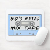80s Metal Mix Tape Muismat (Met muis)