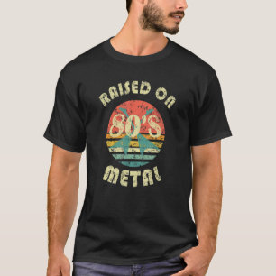 80's Metal Music Flying V Oude Gitarist Rocker T-shirt