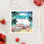 80s Miami Beach | Verjaardagsfeestje Servet (Insitu)