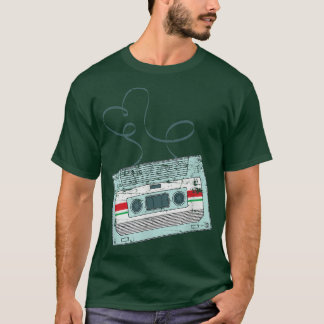80s Mixtape Music Lover 1980s Generation Retro Cas T-shirt