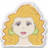 80s mode sticker (Voorkant)