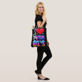 80s Music Radio Love Aighties Disco Tote Bag (Op model)
