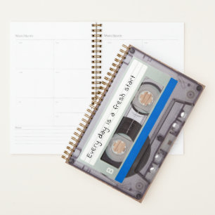 80's Music Tape Retro Cassette Realistische Vintag Planner