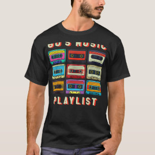 80's Muziek Afspeellijst 1980 Kind 80s Cassette Co T-shirt
