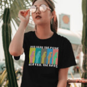 80s  muziek bas gitaar liefde t-shirt