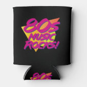 80s Muziek Rocks! Blikjeskoeler (Voorkant)