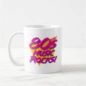 80s Muziek Rocks! Koffiemok (Links)