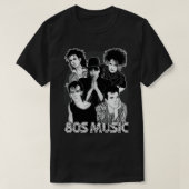 80s muziek t-shirt (Design voorkant)