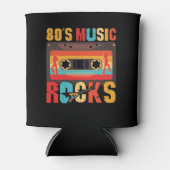 80s muziekRocks - Retro-stand Blikjeskoeler (Voorkant)