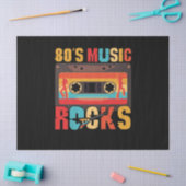 80s muziekRocks -  Retro-stand Tissuepapier (Craft)