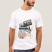 80s muziekstijl, nostalgische Mode T-shirt (Voorkant)