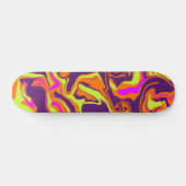 80s Mystery Melt Psychedelic Skateboard (Horizontaal)