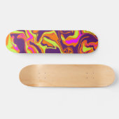 80s Mystery Melt Psychedelic Skateboard (Horizontaal)
