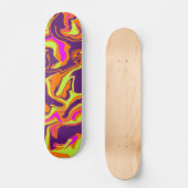 80s Mystery Melt Psychedelic Skateboard (Voorkant)