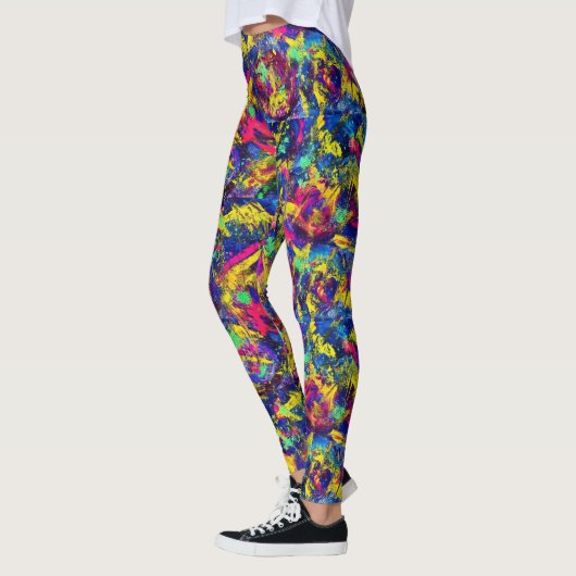 80's Neon Rewind Leggings (Links)