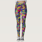 80's Neon Rewind Leggings (Voorkant)