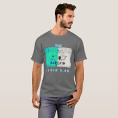80s Old School Mega Mi Cassette grappig T-shirt (Voorkant volledig)