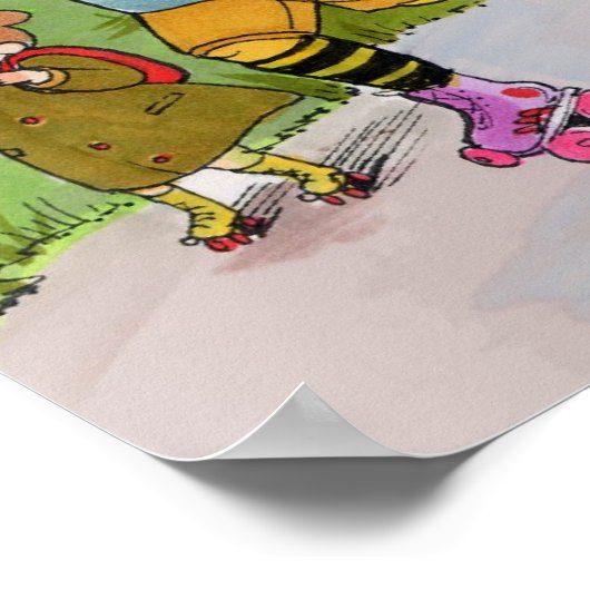 80's Old School Retro Super leuke tijd! Poster (Hoek)